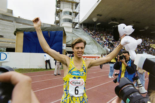 Thomas Sparr, Sverige segrade på 3000 m hinder