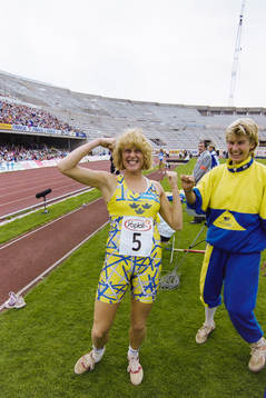 Erica Johansson, Sverige jublar