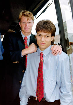 Stefan Pettersson och Jari Litmanen, Ajax
