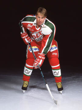 Peter Forsberg of MoDo (Swedish hockey league Elitserien)