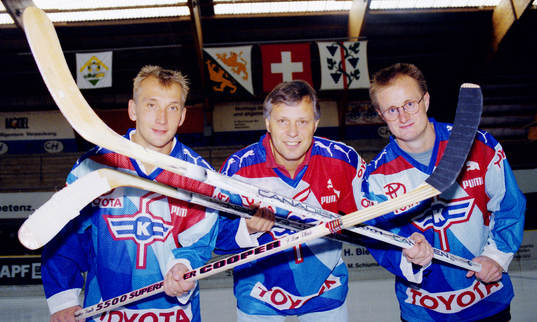 Mikael Johansson, Conny Evensson och Anders Eldebrink,