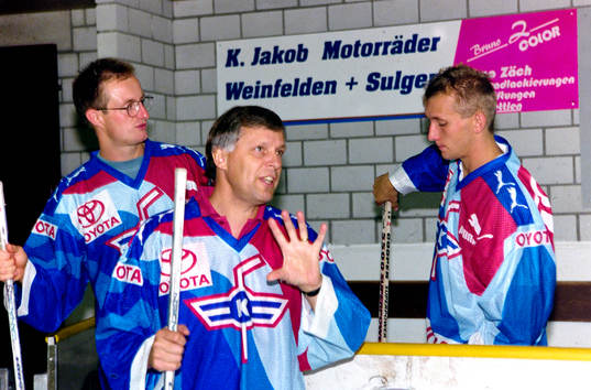 Anders Eldebrink, Conny Evensson, tränare och Mikael