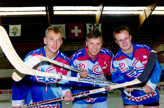 Mikael Johansson, Conny Evensson, tränare och Anders