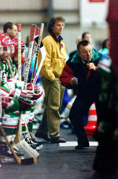 Leif Boork, tränare i Frölunda