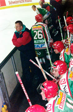 Leif Boork, tränare i Frölunda