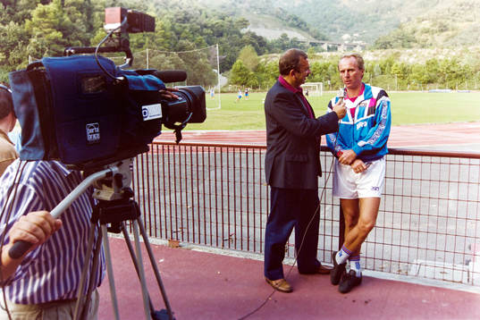 Sven-Göran Eriksson, tränare i Sampdoria