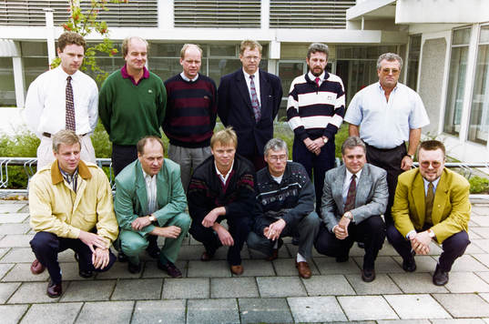 Bakre raden fr. v: Harald Lückner, Färjestad, Timo