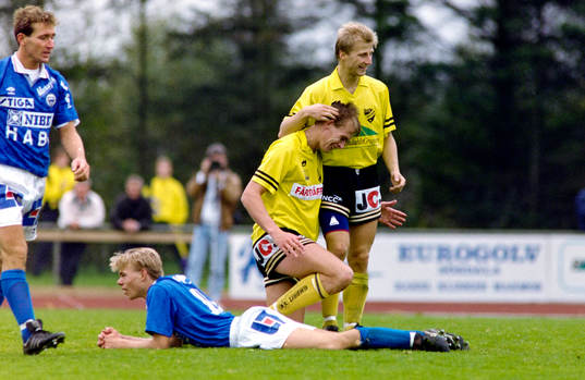 Peter Olsson och Håkan Andersson, Hässleholm jublar