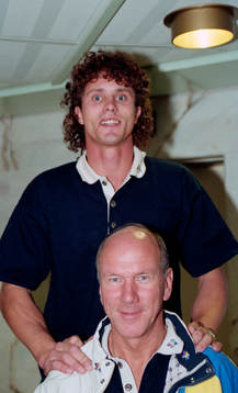 Pål Lundin och Tommy Svensson, förbundskapten