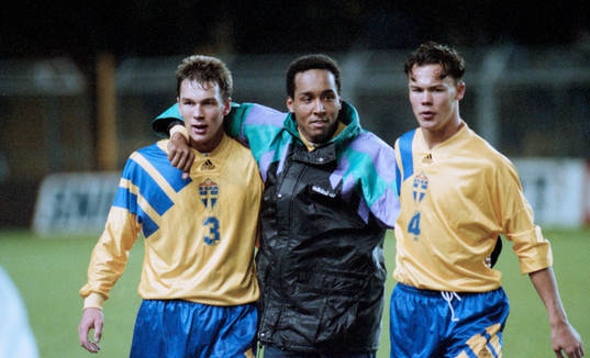 Patrik Andersson, Martin Dahlin och Joachim Björklund