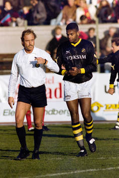 Domare Bengt Börjesson och Pascal Simpson, AIK