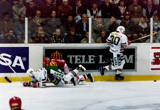 Mats Lööv, Rögle med pucken
