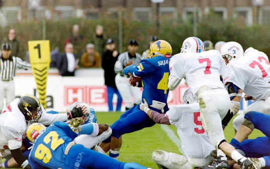 Amerikansk Fotboll, EM-Kval, Sverige - Nederländerna, 30-12