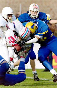 Amerikansk Fotboll, EM-Kval, Sverige - Nederländerna, 30-12