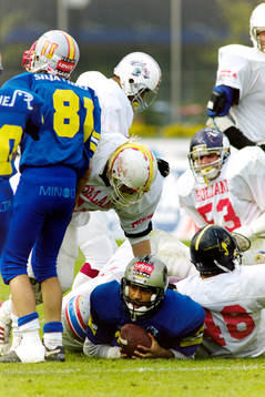 Amerikansk Fotboll, EM-Kval, Sverige - Nederländerna,