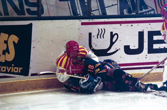 Jan Larsson, Brynäs och Thomas Johansson, Djurgården i