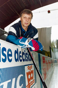 Conny Evensson, tränare i Kloten