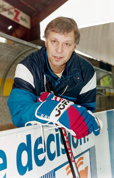 Conny Evensson, tränare i Kloten