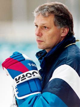 Conny Evensson, tränare i Kloten