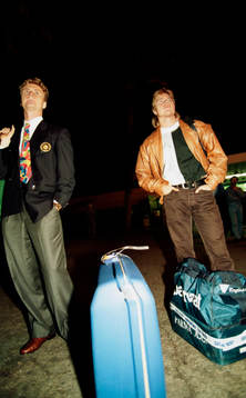 Jonas Thern och Tomas Brolin i väntans tider