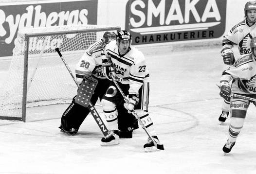 Lars Edström, Sverige framför rysslands målvakt Alexei