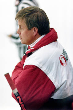 Lars-Erik Lundström, tränare i HV71
