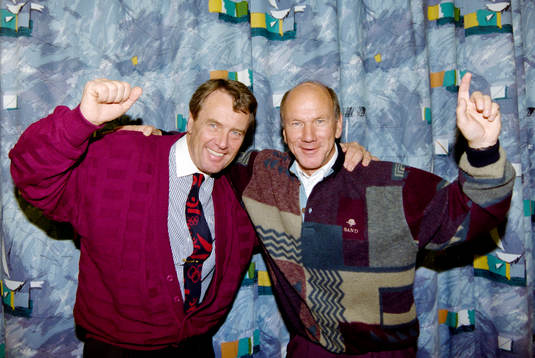 Nils Andersson och Tommy Svensson, Fotboll på plats