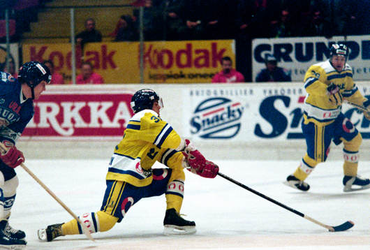 Ishockey, Finland - Sverige, 3-3