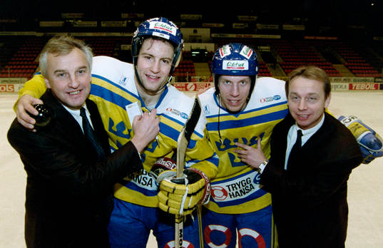 Curt Lundmark, förbundskapten, Mikael Renberg, Jonas
