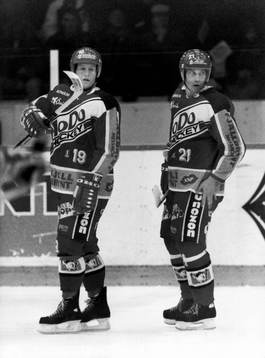 Ishockey, MARKUS NÄSLUND OCH PETER FORSBERG I MODO