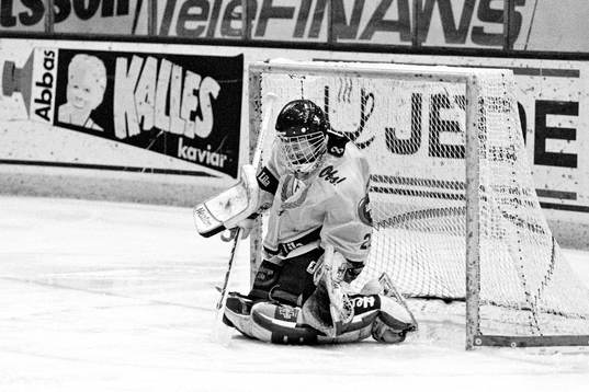 Fredrik Larsson, målvakt i Färjestad