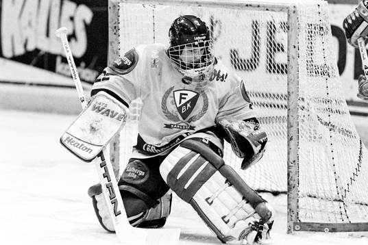 Fredrik Larsson, målvakt i Färjestad