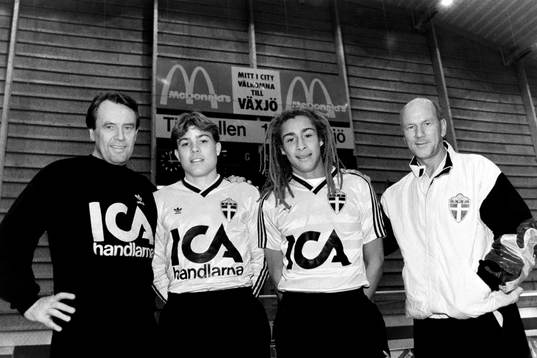 Nils Andersson, ass. förbundskapten, Ola Nilsson, Henrik