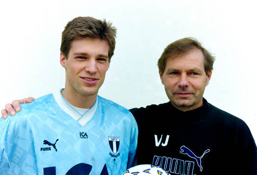 Jens Fjellström och Viggo Jensen, tränare, Malmö