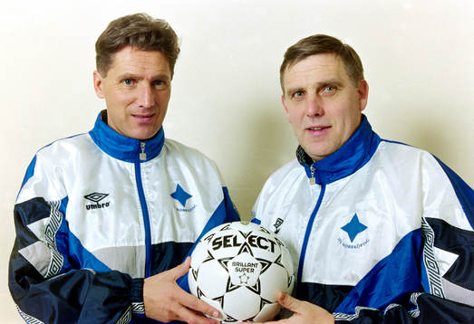 Sören Cratz, tränare och Thomas Nordahl, assisterande