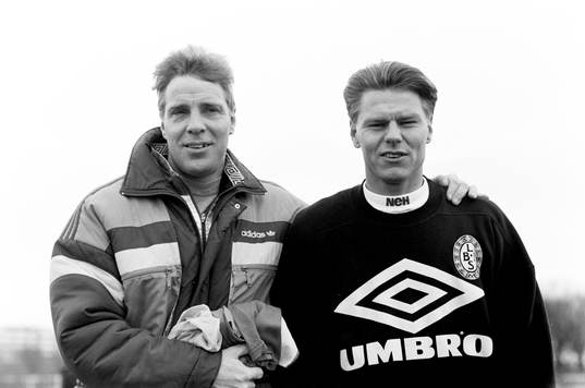 Conny Karlsson, tränare och Joakim Nilsson, Landskrona