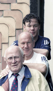 Stig Svensson, Tommy Svensson, förbundskapten och Joachim