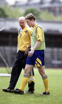 Tommy Svensson, förbundskapten och Jan Eriksson