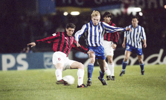Håkan Mild, Göteborg  mot Daniele Massaro, Milan