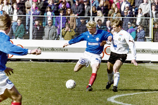 Trelleborgs målvakt Mats Lilienberg med bollen