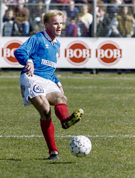 Trelleborgs Jonas Brorsson med bollen
