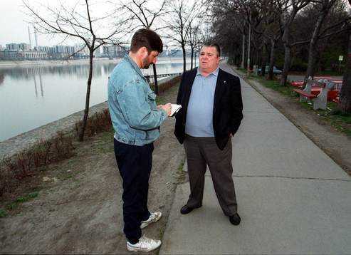 Stefan Alfelt och Ferenc Puskas