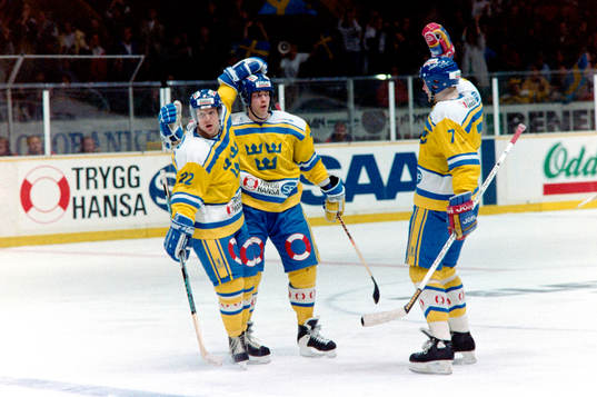 Charles Berglund, Roger Åkerström och Arto Blomsten,