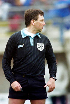 Leif Sundell, domare i matchen