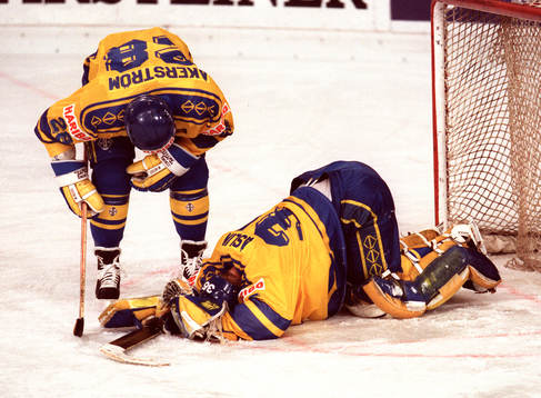 Peter Åslin, målvakt, Sverige
