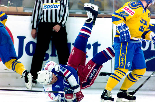 Tuffa tag i matchen