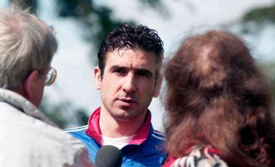 Eric Cantona intervjuas