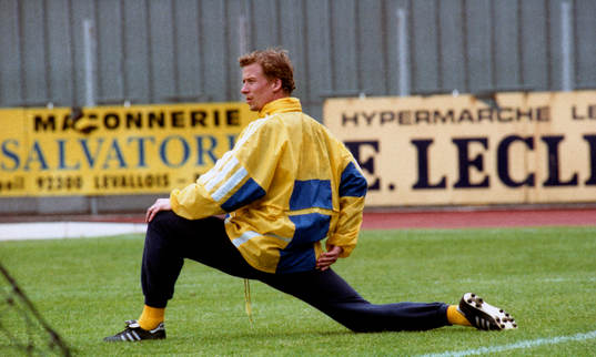 Johnny Ekström stretchar