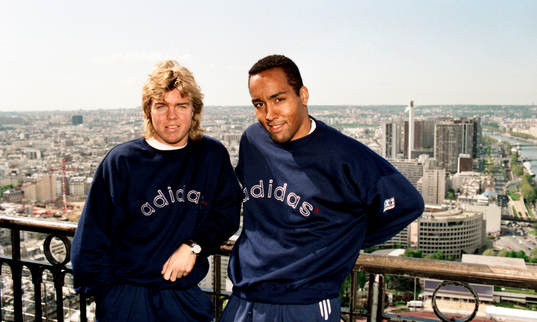 Martin Dahlin och Tomas Brolin besöker Eiffeltornet