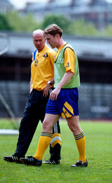 Tommy Svensson, förbundskapten och Jan Eriksson